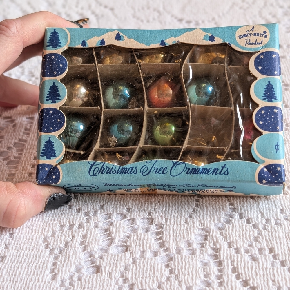 Shiny Brite Christmas Tree Ornaments